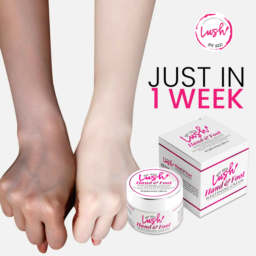 Lush by Sid – Hands & Feet Whitening Cream