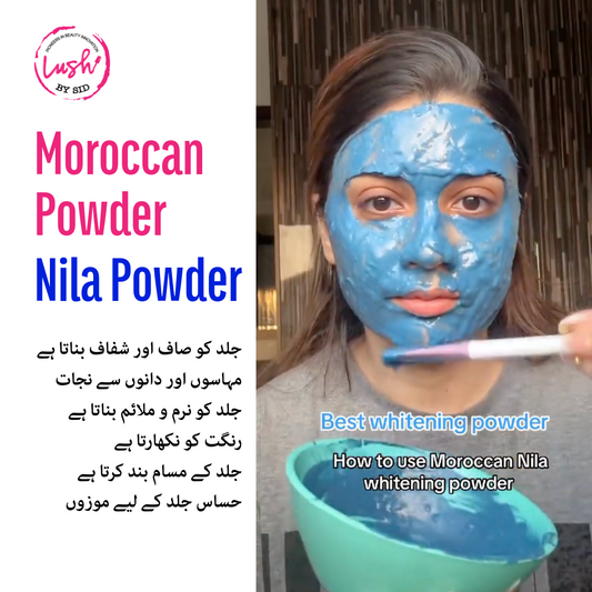 Lush by Sid – Moroccan Clay Powder for Skin