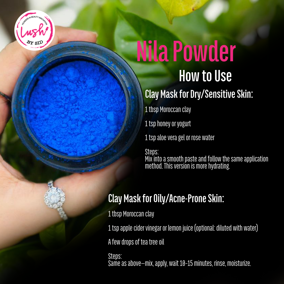 Lush by Sid – Moroccan Clay Powder for Skin