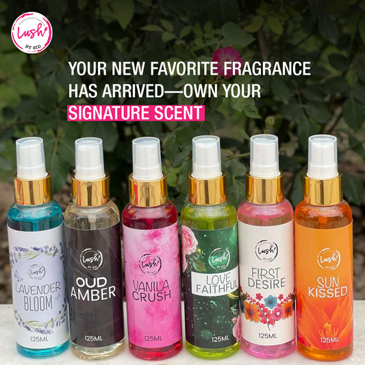 Lush by Sid – Body Mist Collection